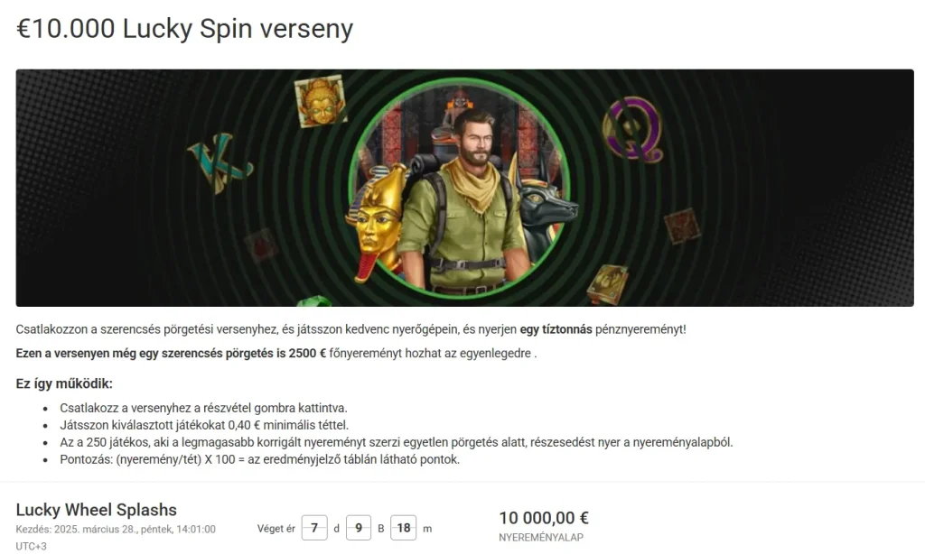 Lucky Spin verseny